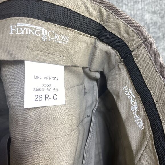 US Army AGSU Men 26R Pants Green Service Uniform Trouser Heritage Taupe Unhemmed - Picture 3 of 7